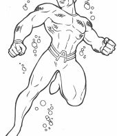 Desenho original do Aquaman