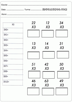 Atividades de matemática para imprimir (2º ano)