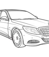 mercedes-desenho-para-colorir