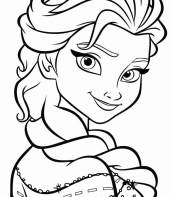 Desenho da Frozen para colorir