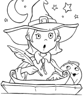 Desenho de Halloween para imprimir