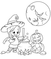 Desenho de Halloween para imprimir