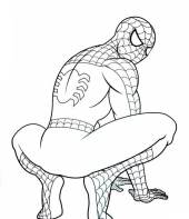 Homem-Aranha de costas