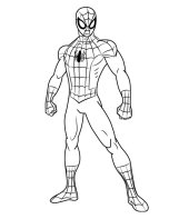 Homem-Aranha para colorir