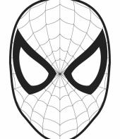 Máscara do Homem-Aranha para imprimir