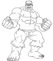 Hulk grande para imprimir
