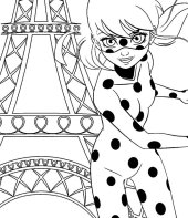 Ladybug na Torre Eiffel