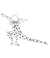 Ladybug para colorir