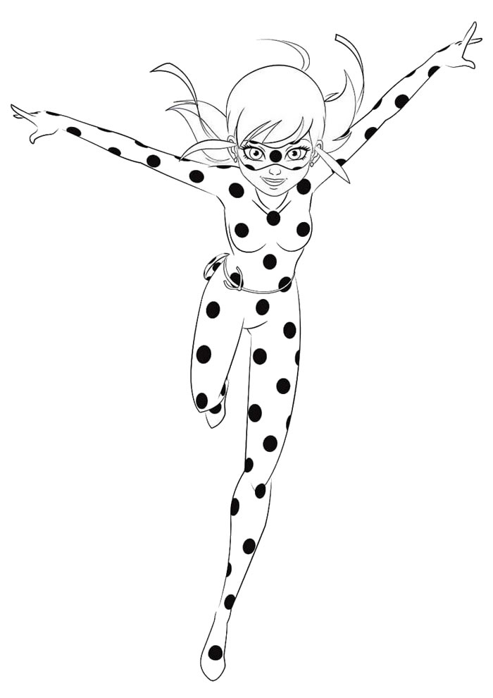 Ladybug e Cat Noir 05 – Imagens para Colorir