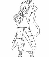 Madara Uchiha Para Colorir