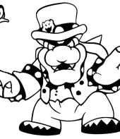 Bowser, o inimigo de Mario e Luigi
