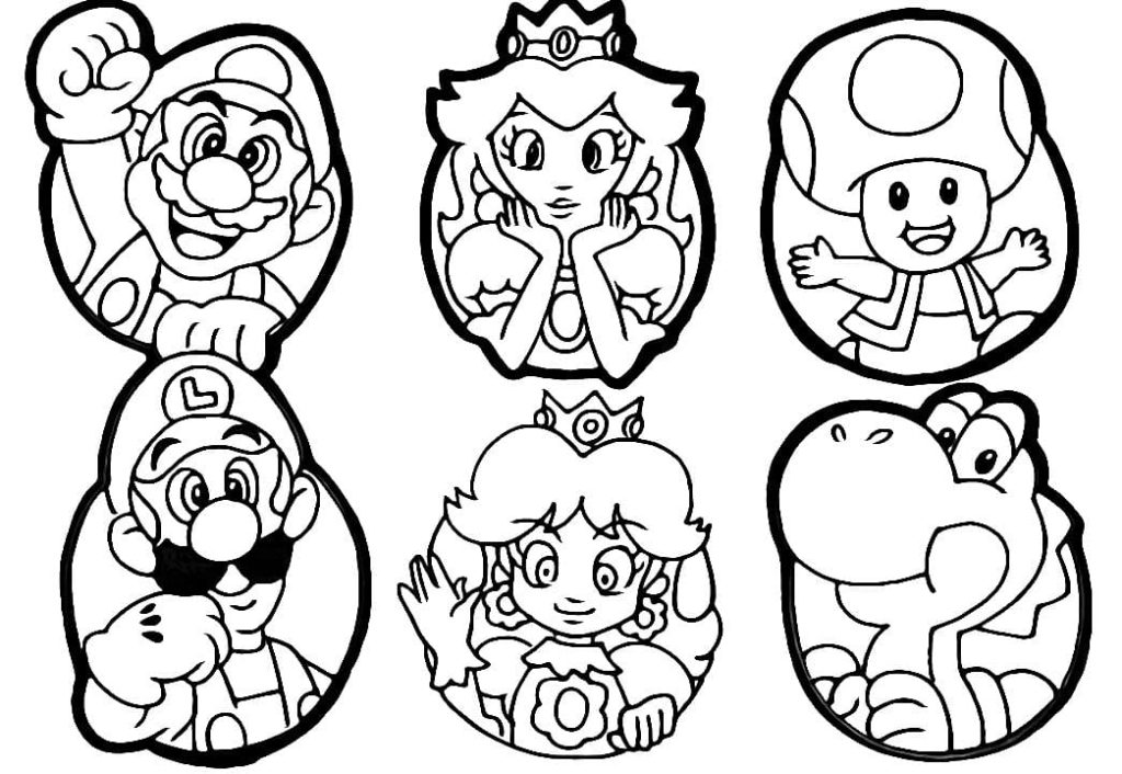 Desenhos de Bowser 7 para Colorir e Imprimir 