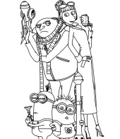 os-minions-para-colorir