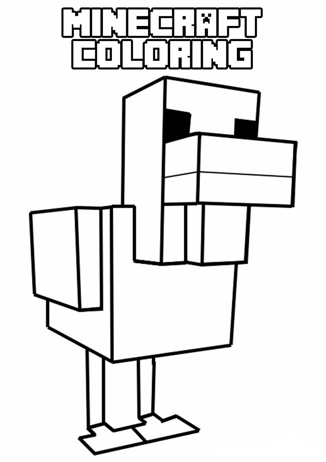 Desenho de Steve Minecraft para colorir - Tudodesenhos