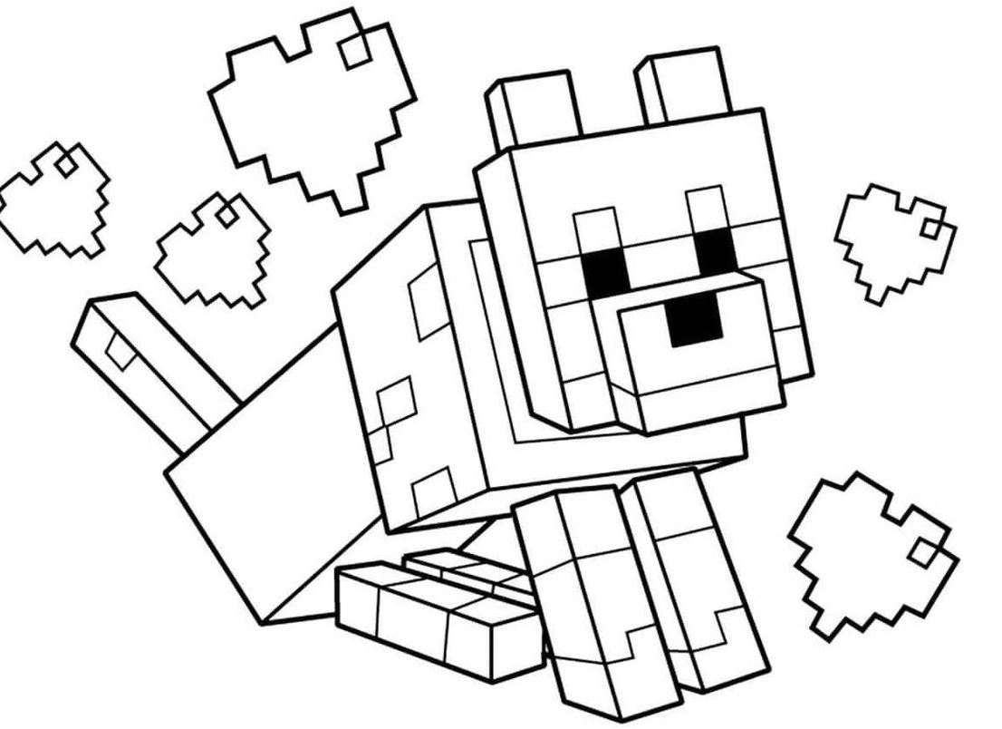 Desenho de Minecraft Steve para colorir