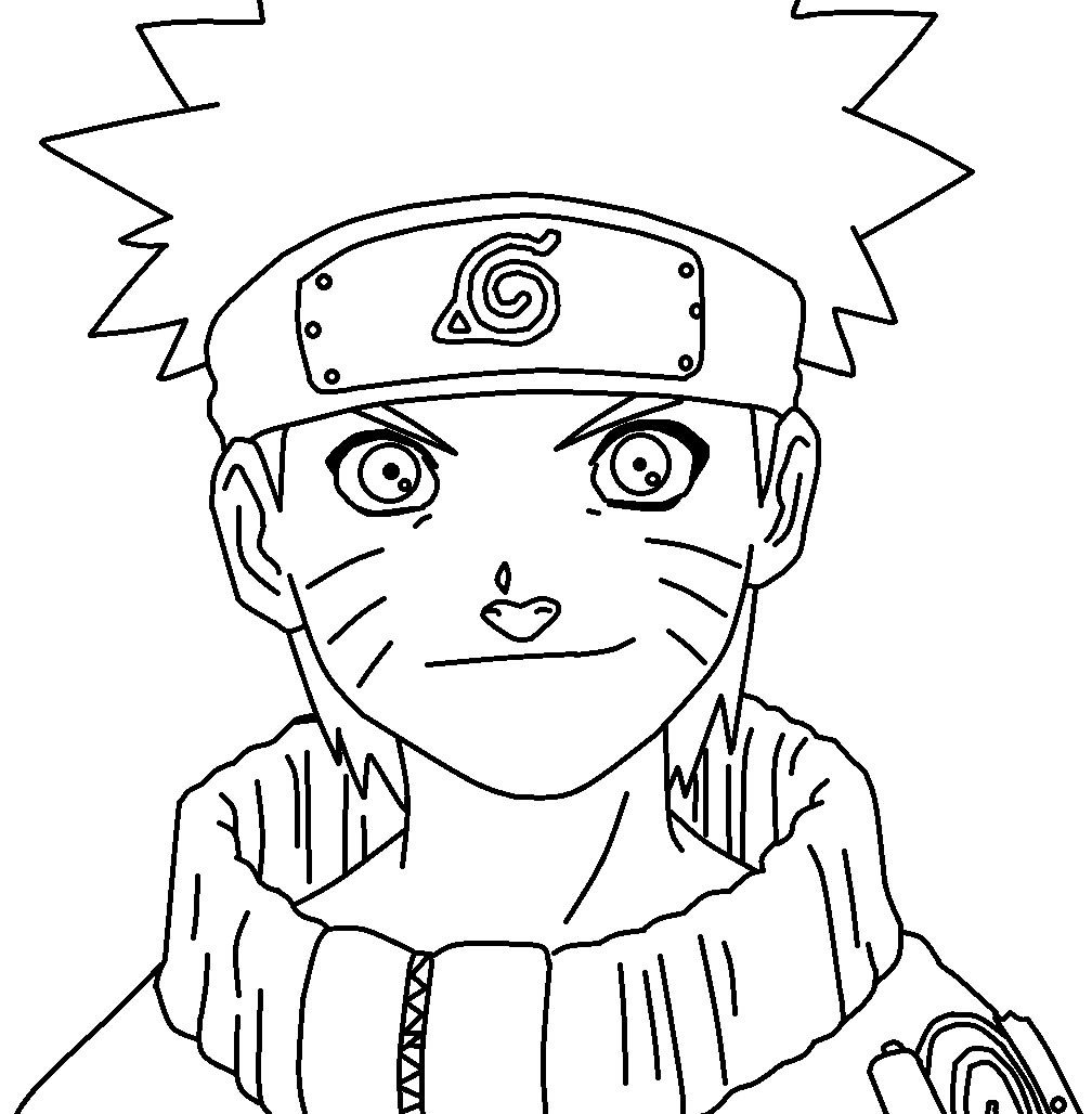 Naruto para colorir (todos os personagens)