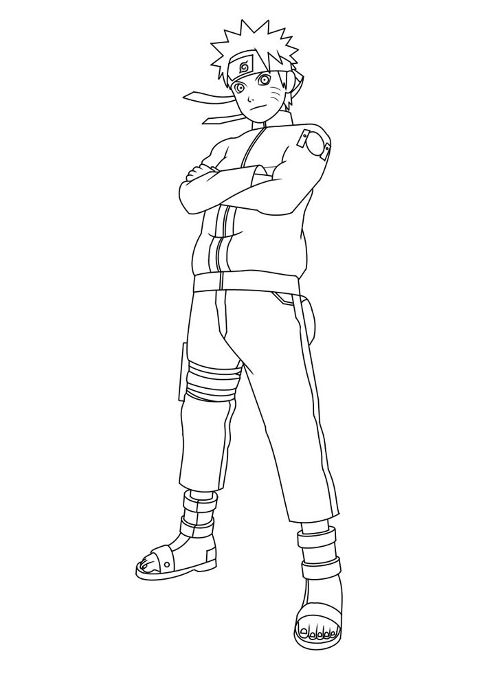 Desenho Naruto para Colorir