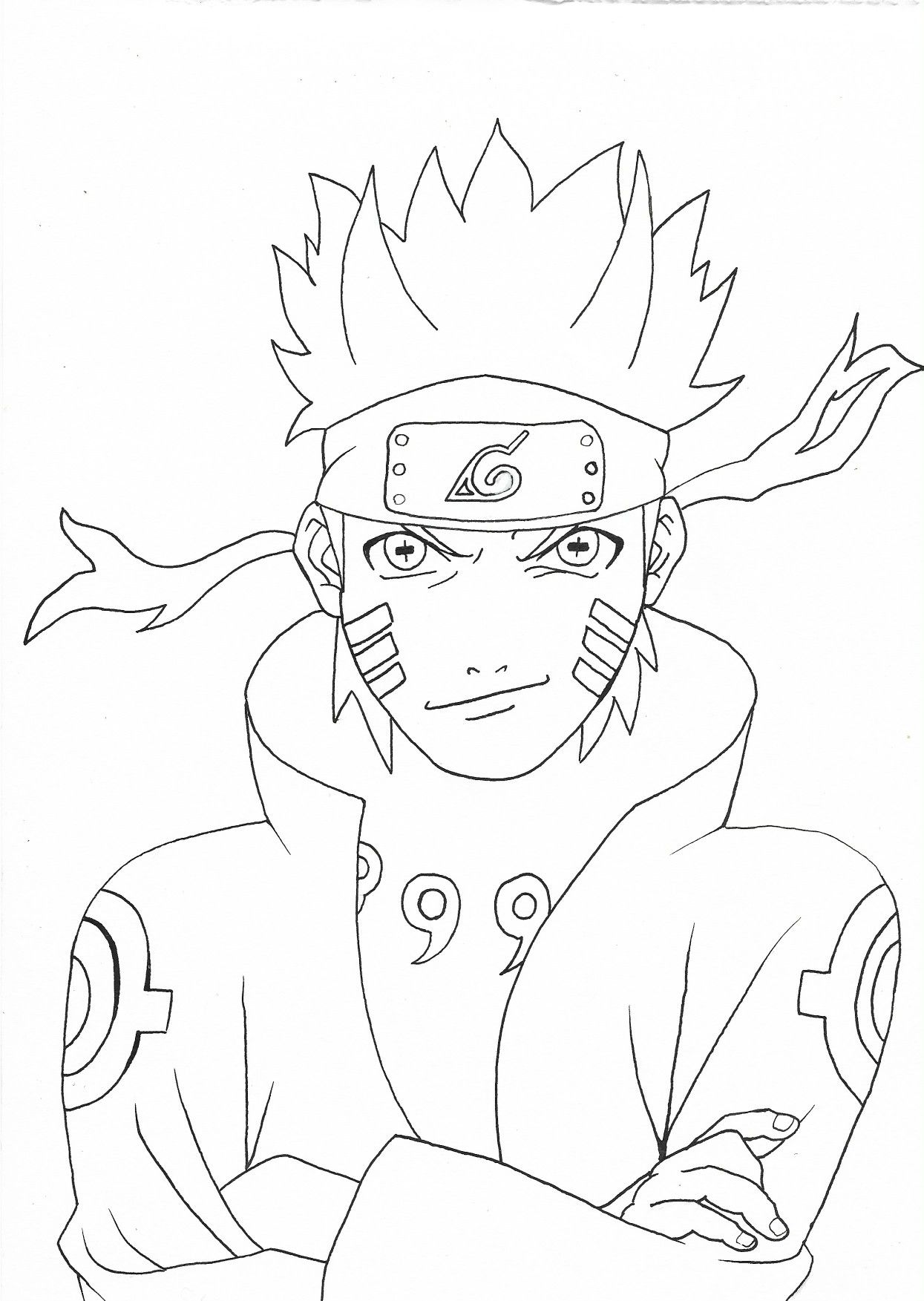 Naruto para colorir (todos os personagens)