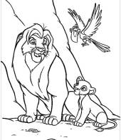 Simba e Mufasa conversando
