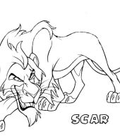 Scar, o vilão do Rei Leão