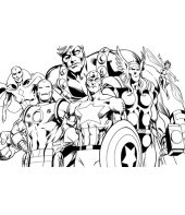 Os Vingadores (desenho realista)