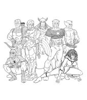 The Avengers para colorir