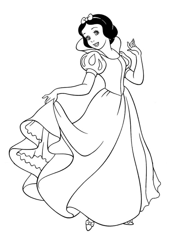 Princesa Rapunzel para Colorir - Desenhos para Pintar da Disney