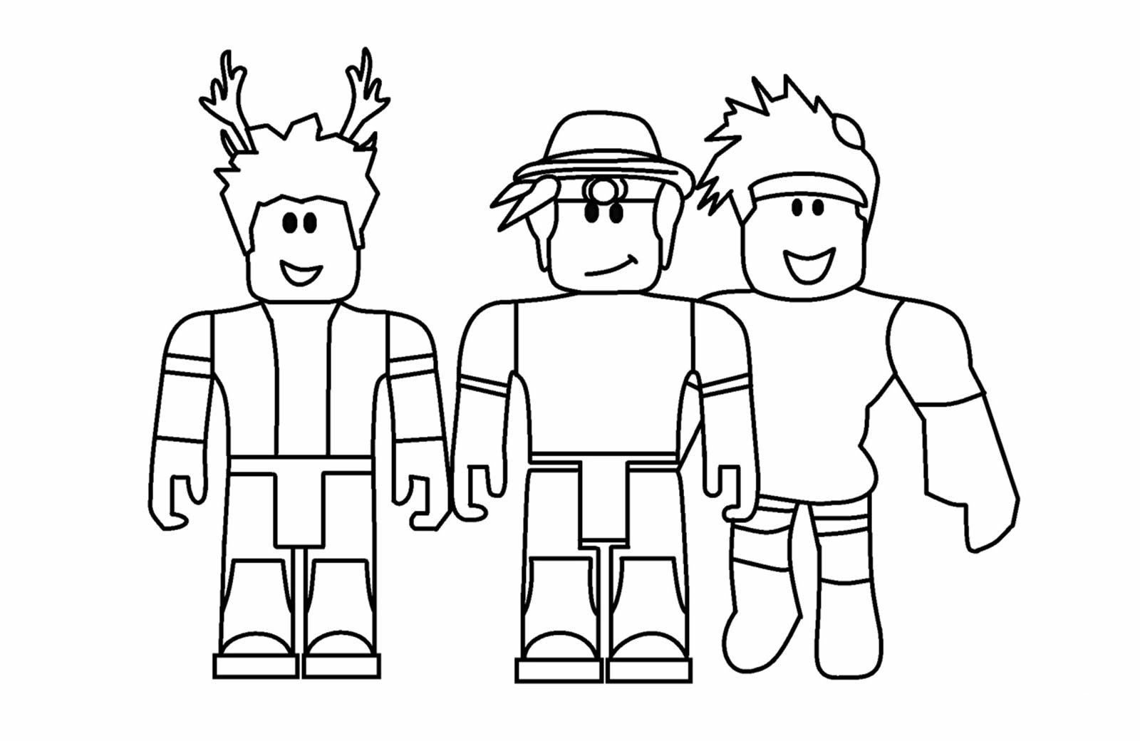 Roblox para colorir (40 imagens para imprimir)