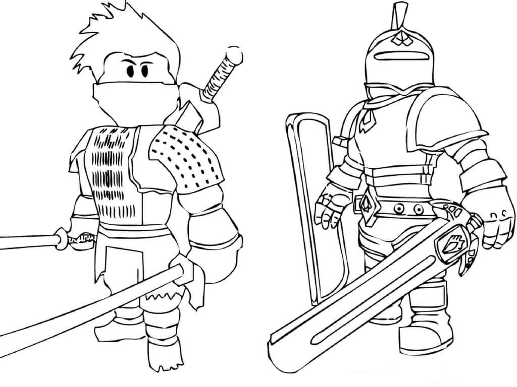 personagens roblox para colorir