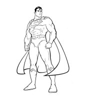 Super Homem para colorir