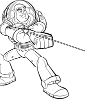 Desenho do Buzz Lightyear para imprimir