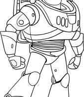 Desenho grande do Buzz Lightyear para imprimir