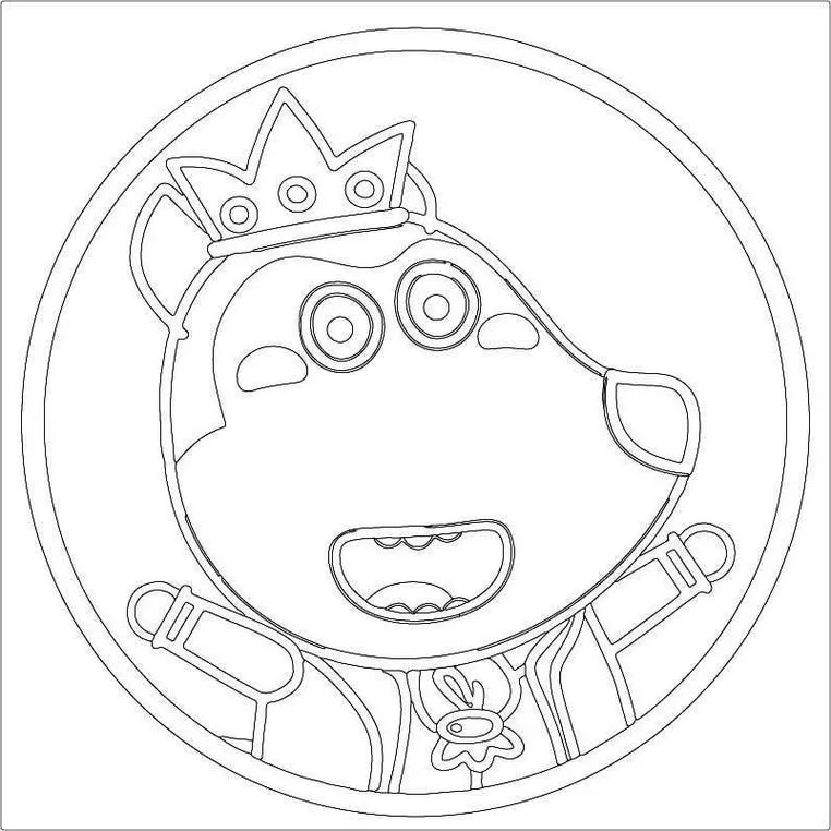 Desenhos para colorir de Wolfoo Lucy - Desenhos para colorir gratuitos para  impressão