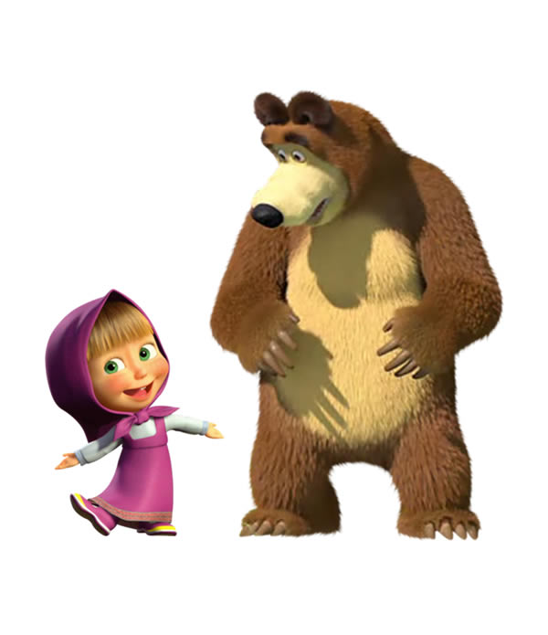 Desenhos da Masha e o Urso para colorir