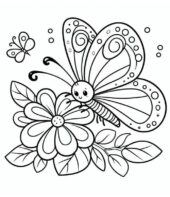 Borboletas para colorir