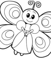 Borboletas para colorir