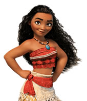 Moana para colorir