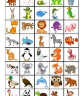 Jogo da memória para imprimir e recortar