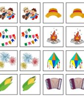 Jogo da memória para imprimir e recortar