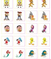 Jogo da memória para imprimir e recortar