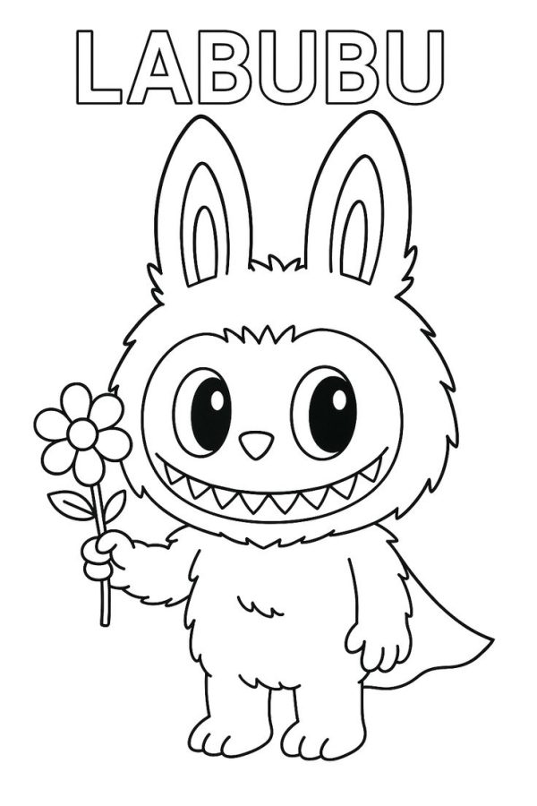Labubu para colorir